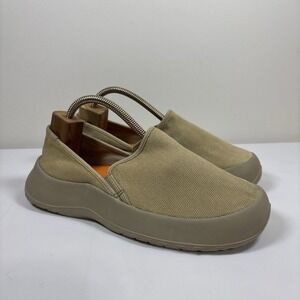 Soft Science Mens 8 Tan Canvas Casual Slip On Shoes Lightweight Sun Wash Comfort